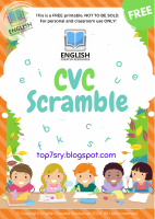 CVC Scramble Worksheets English Created Resources.pdf